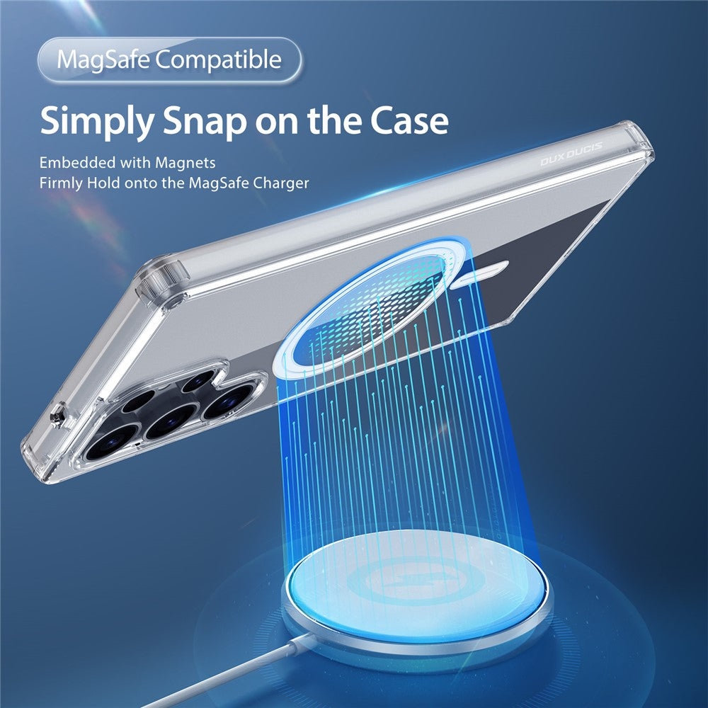 DUX DUCIS Til Samsung Galaxy S25 Ultra Bagcover Clin-serie Gennemsigtigt Telefon-magnetcover