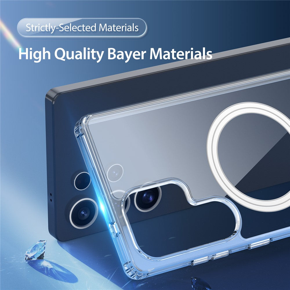 DUX DUCIS Til Samsung Galaxy S25 Ultra Bagcover Clin-serie Gennemsigtigt Telefon-magnetcover