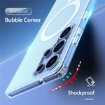 DUX DUCIS Til Samsung Galaxy S25 Ultra Bagcover Clin-serie Gennemsigtigt Telefon-magnetcover