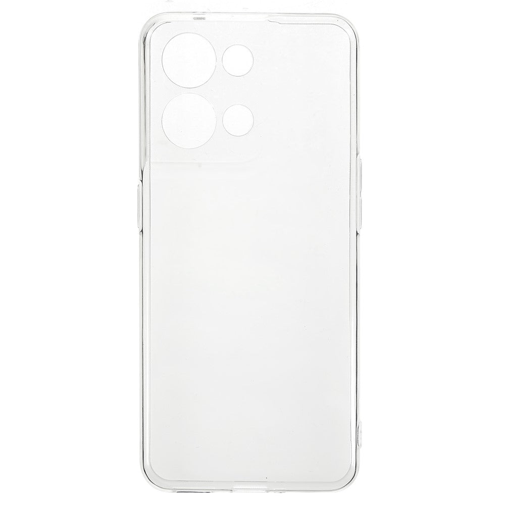 For Oppo Reno8 5G (Global Version) Anti-Scratch Clear Phone Back Cover Shockproof Slim TPU Phone Case
