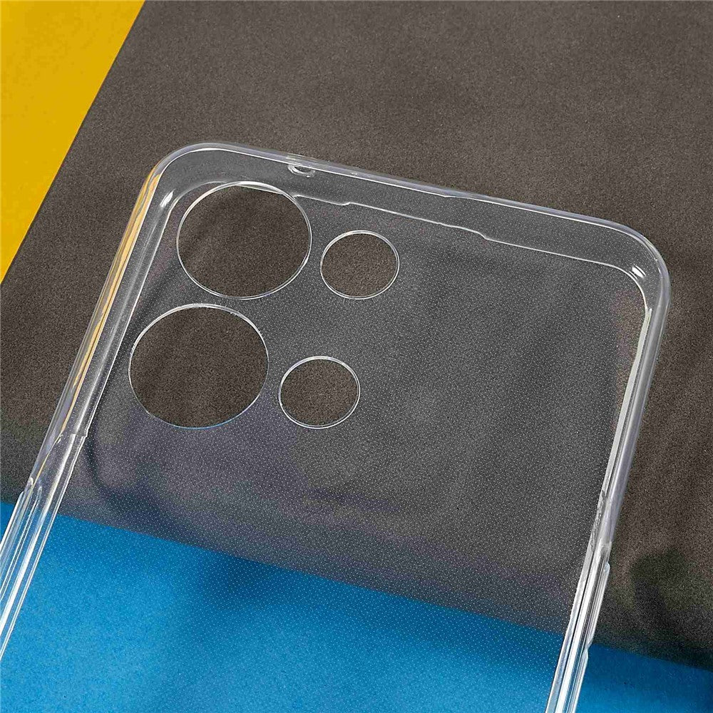 For Oppo Reno8 5G (Global Version) Anti-Scratch Clear Phone Back Cover Shockproof Slim TPU Phone Case