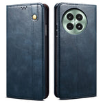 OnePlus 13-skal Crazy Horse Texture Waxy Leather Plånboksfodral med stativ