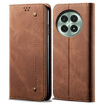 For OnePlus 13 Case Jeans Cloth Texture Anti-Scratch Leather Stand Phone Cover