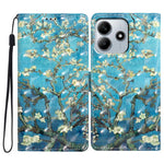 For Xiaomi Redmi Note 14 5G Case PU Leather Wallet Phone Cover 3D Pattern Printing