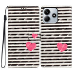 For Xiaomi Redmi Note 14 5G Case PU Leather Wallet Phone Cover 3D Pattern Printing