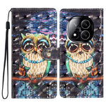 For Xiaomi Redmi Note 14 Pro+ 5G Case PU Leather Wallet Phone Cover 3D Pattern Printing