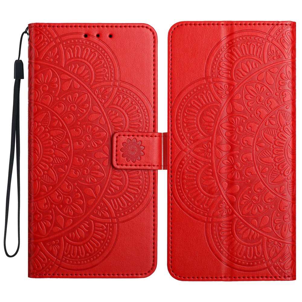 For Xiaomi 14T Pro Leather Case with Card Slots Mandala Pattern Phone Cover Stand
