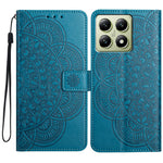 For Xiaomi 14T Pro Leather Case with Card Slots Mandala Pattern Phone Cover Stand