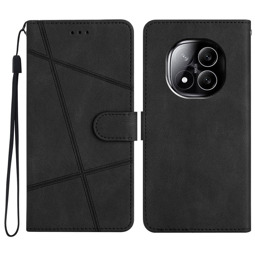 Xiaomi Redmi Note 14 Pro+ 5G-skal Crazy Horse Texture PU-läder plånboksfodral
