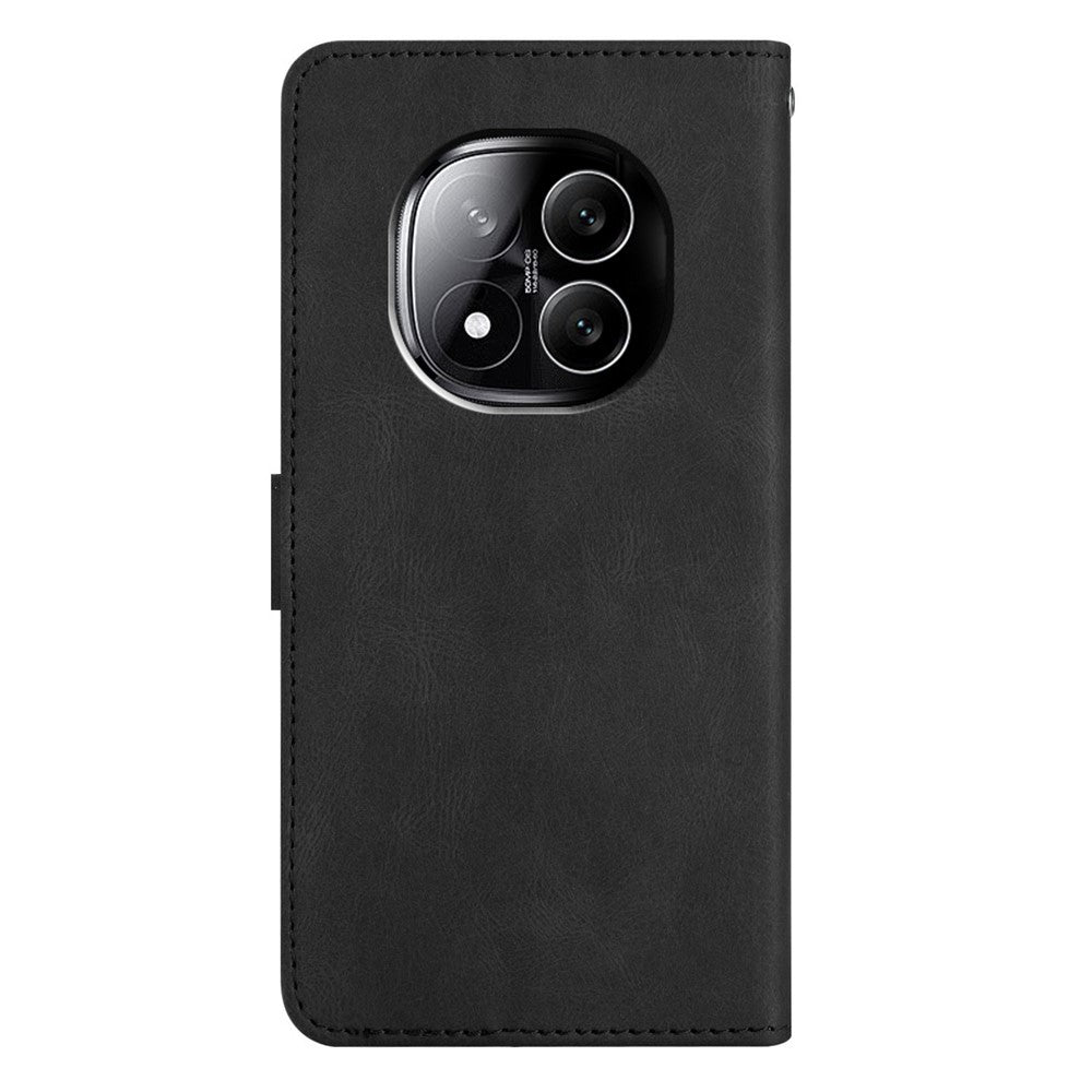 Xiaomi Redmi Note 14 Pro+ 5G-skal Crazy Horse Texture PU-läder plånboksfodral