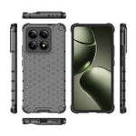 For Xiaomi 14T Case PC+TPU Phone Cover Honeycomb Shape