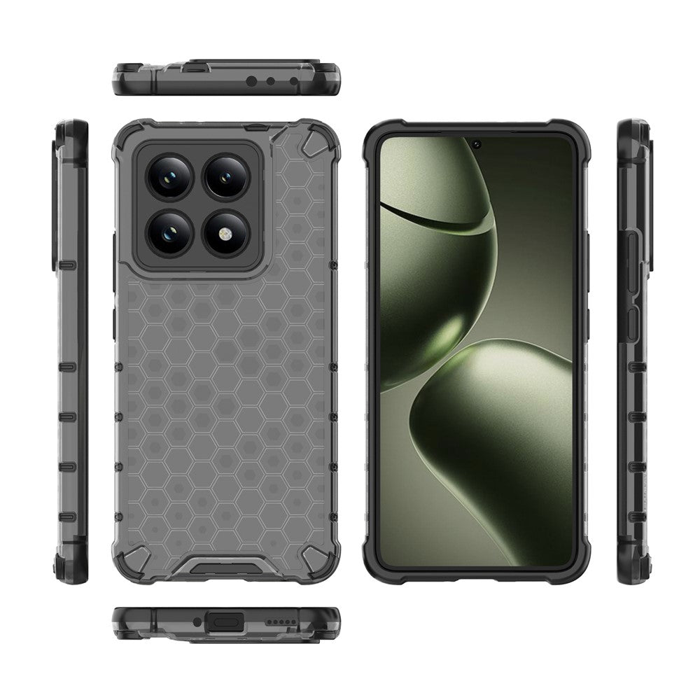 For Xiaomi 14T Case PC+TPU Phone Cover Honeycomb Shape