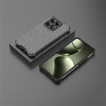 For Xiaomi 14T Case PC+TPU Phone Cover Honeycomb Shape
