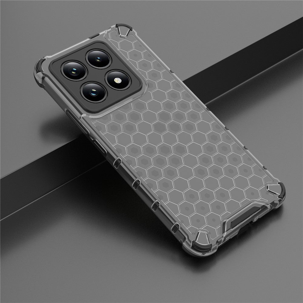 For Xiaomi 14T Case PC+TPU Phone Cover Honeycomb Shape