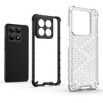 For Xiaomi 14T Case PC+TPU Phone Cover Honeycomb Shape