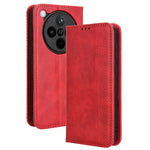 For Oppo Find X8 5G Leather Case Wallet Stand Retro Texture Phone Cover