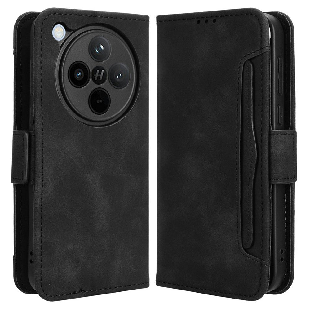 For Oppo Find X8 5G Leather Case Phone Wallet Cover with Multiple Card Slots