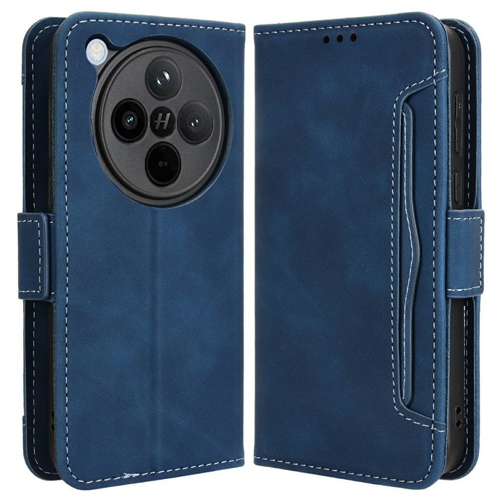 For Oppo Find X8 5G Leather Case Phone Wallet Cover with Multiple Card Slots