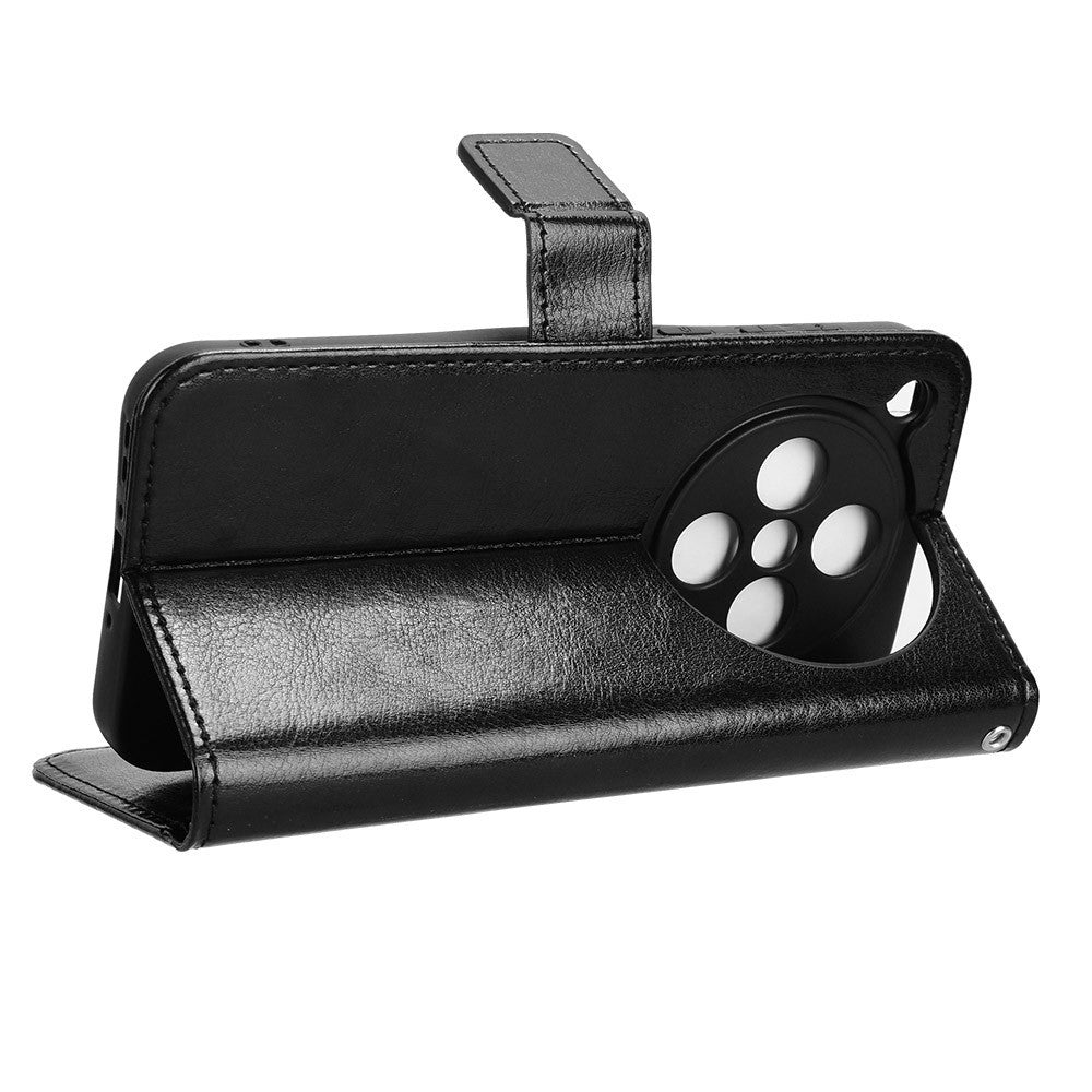 For Oppo Find X8 5G Case Crazy Horse Texture PU Leather Phone Wallet Cover