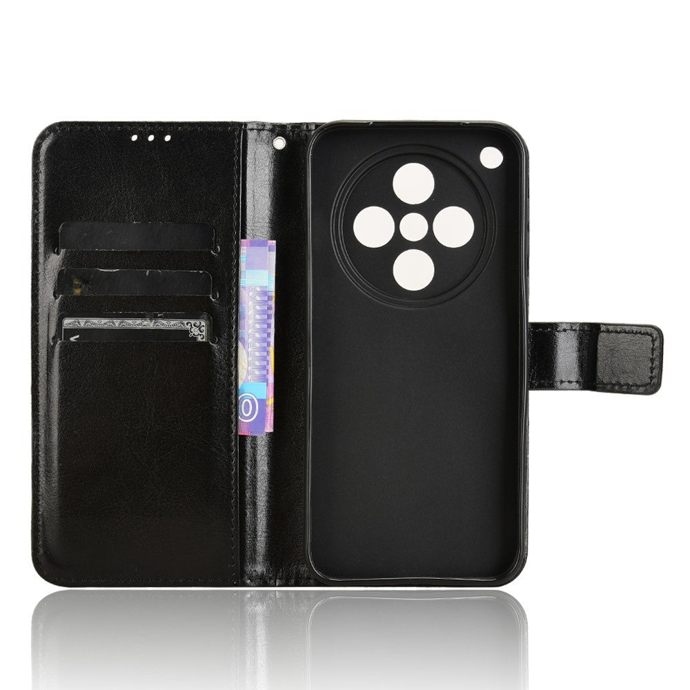 For Oppo Find X8 5G Case Crazy Horse Texture PU Leather Phone Wallet Cover