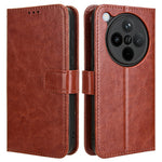 For Oppo Find X8 5G Case Crazy Horse Texture PU Leather Phone Wallet Cover