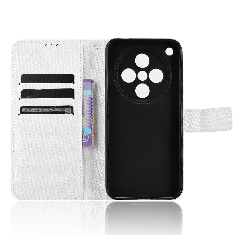 For Oppo Find X8 5G Case PU Leather Diamond Texture Wallet Phone Cover