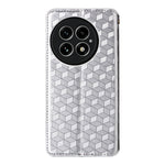 OnePlus 13 Plånboksfodral Rhombus Präglat Lädermobilfodral