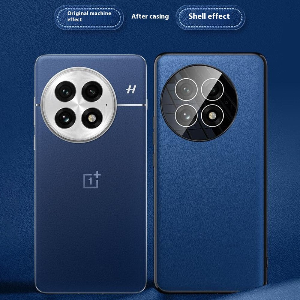 Til OnePlus 13 Cover, Stødabsorberende PU Læder+TPU Telefoncover