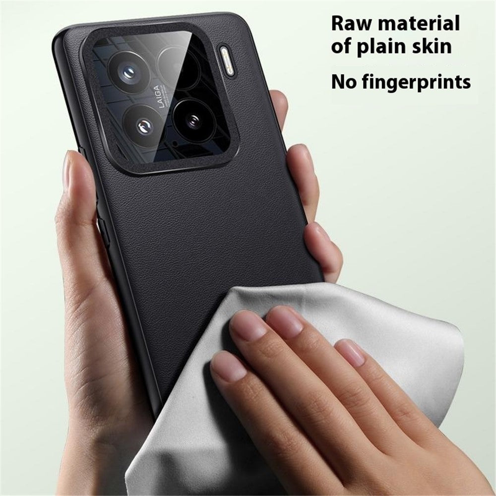 For Xiaomi 15 Case Slim TPU+PC+PU Leather Phone Back Cover (2nd Gen)