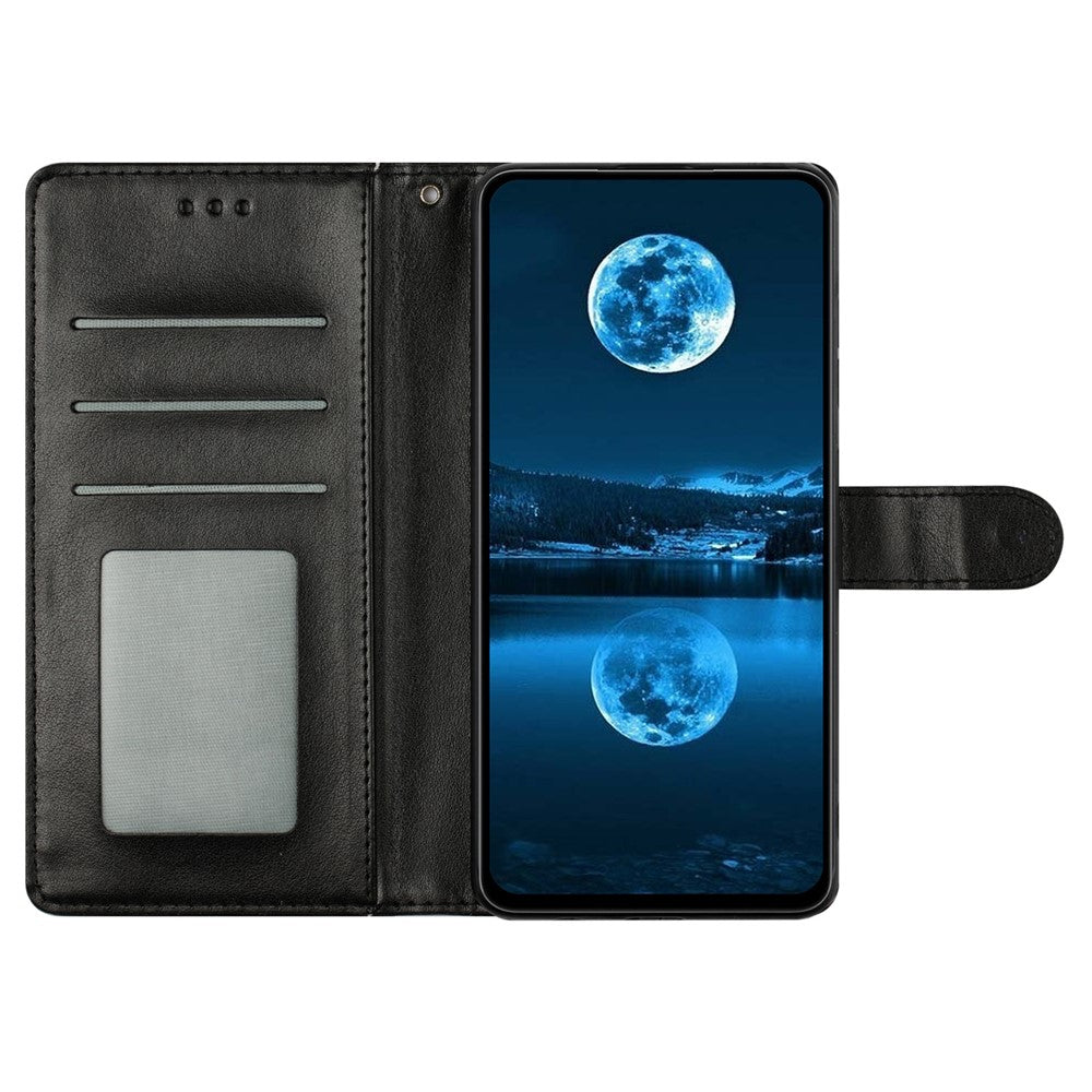 For Samsung Galaxy A36 5G Leather Case Wallet Stand Phone Cover with Handy Strap