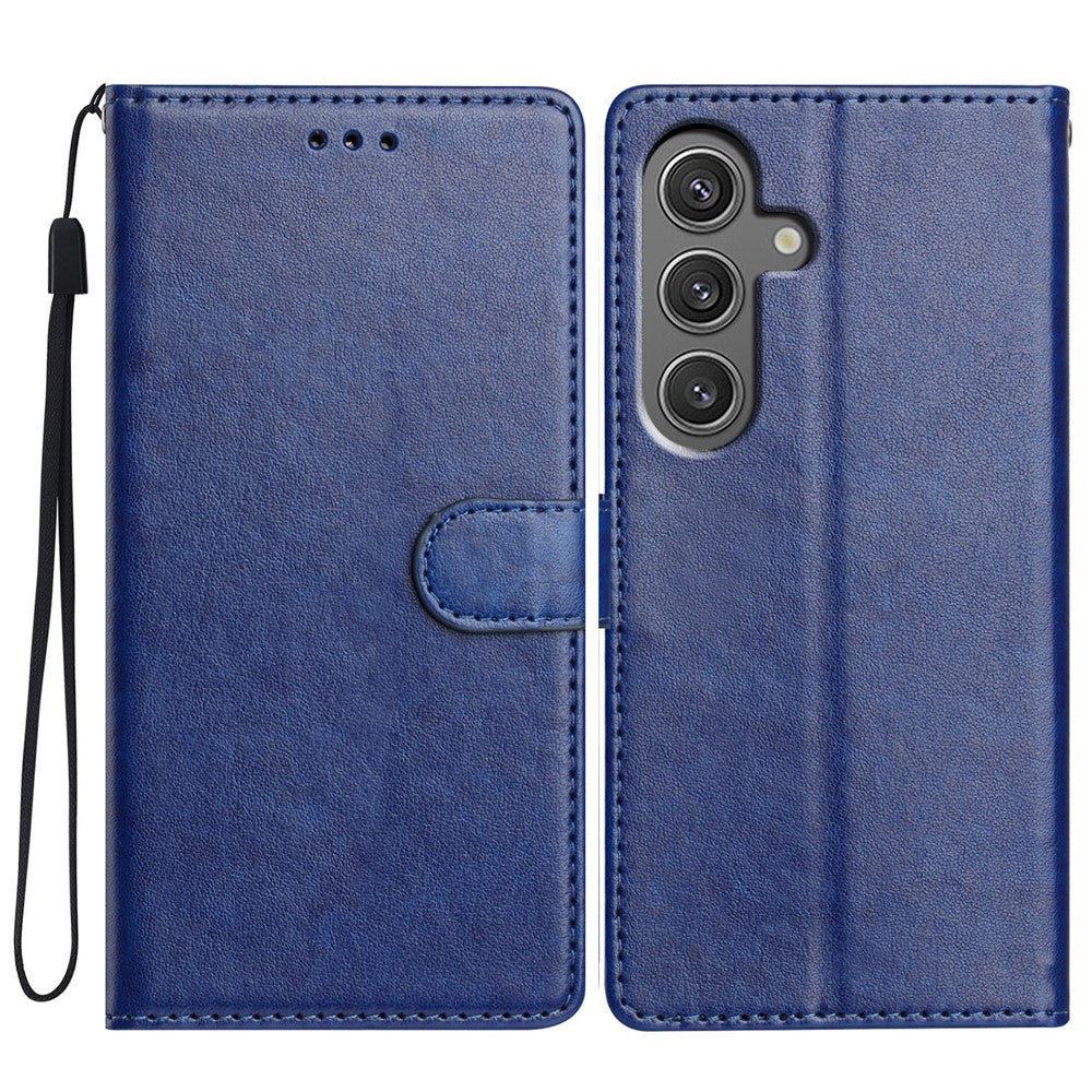 For Samsung Galaxy A36 5G Leather Case Wallet Stand Phone Cover with Handy Strap