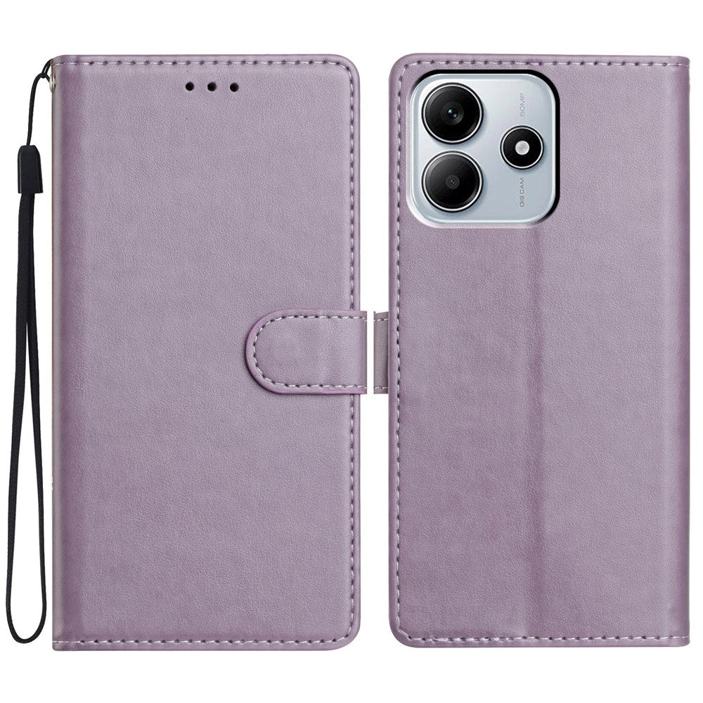 Xiaomi Redmi Note 14 5G Läderfodral Plånboksfodral med Stativ mobilfodral med Praktisk Rem