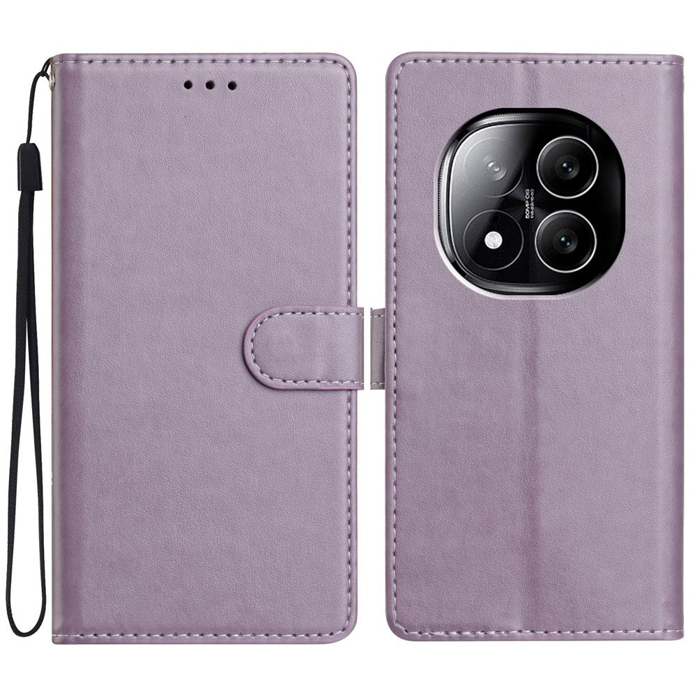 For Xiaomi Redmi Note 14 Pro+ 5G Leather Case Wallet Stand Phone Cover with Handy Strap
