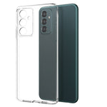 NORTHJO For Samsung Galaxy F23 5G / M23 5G TPU Shockproof Case + Tempered Glass Screen Protector Full Protection Anti-Scratch 2 in 1 Transparent Phone Case with Screen Film