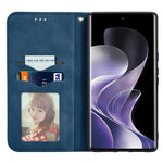 For Xiaomi Redmi Note 14 Pro+ 5G Case Skin Touch Feeling Leather Card Holder Phone Cover Magnetic Absorption