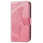 For Xiaomi Redmi Note 14 Pro+ 5G Case PU Leather Wallet Phone Cover Butterfly Pattern