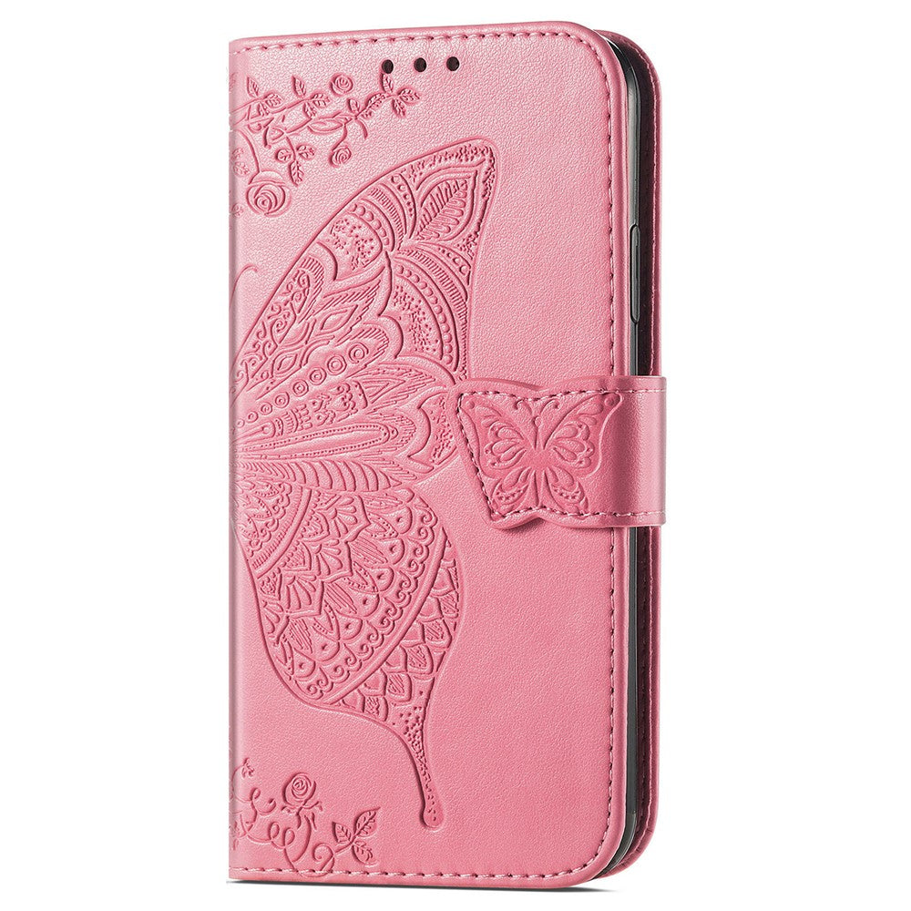 For Xiaomi Redmi Note 14 Pro+ 5G Case PU Leather Wallet Phone Cover Butterfly Pattern