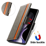 CASENEO For Xiaomi Redmi Note 14 Pro+ 5G Phone Cases PU Leather Cover Stand with RFID Blocking Wallet