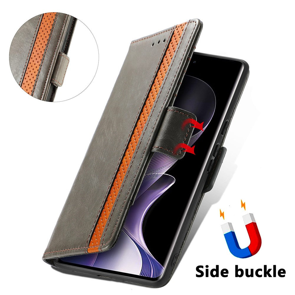 CASENEO For Xiaomi Redmi Note 14 Pro+ 5G Phone Cases PU Leather Cover Stand with RFID Blocking Wallet