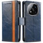 CASENEO For Xiaomi Redmi Note 14 Pro+ 5G Phone Cases PU Leather Cover Stand with RFID Blocking Wallet
