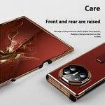 For Huawei Mate XT Ultimate Phone Case Kickstand Leather+PC Mobile Cover