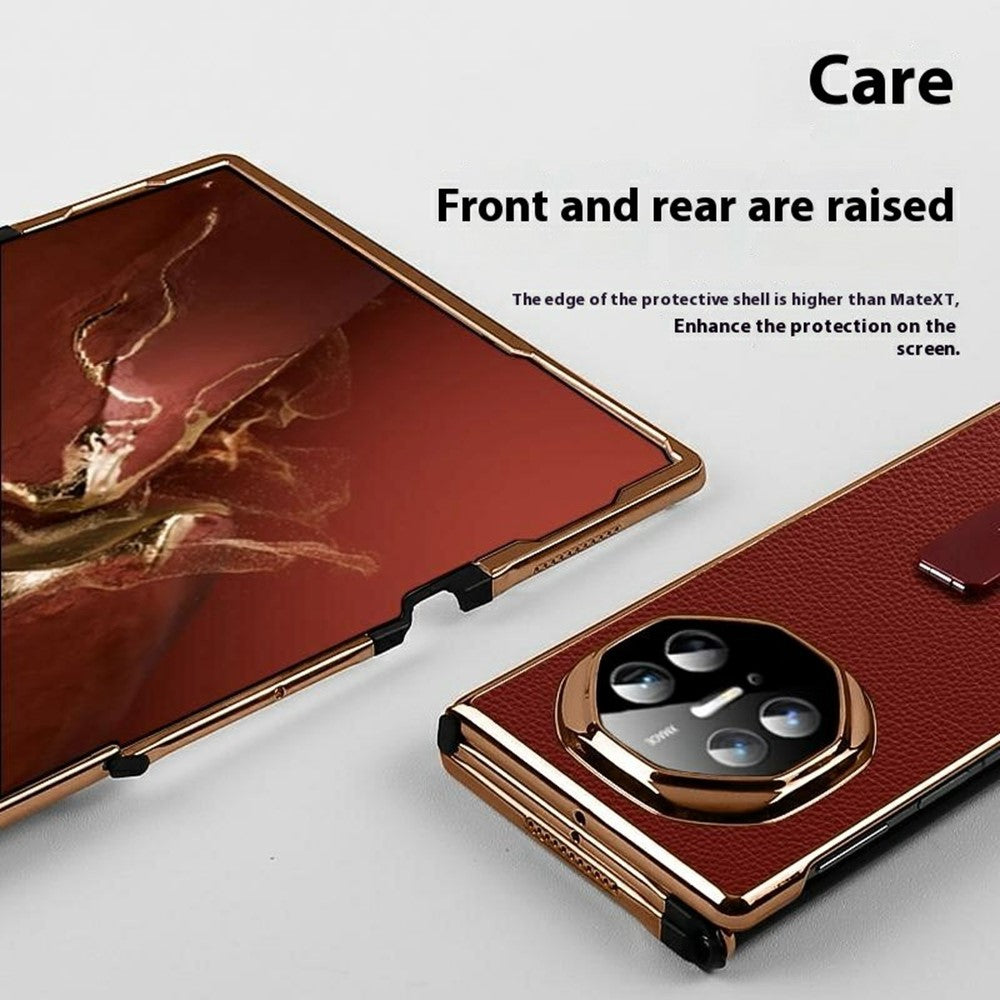 For Huawei Mate XT Ultimate Phone Case Kickstand Leather+PC Mobile Cover