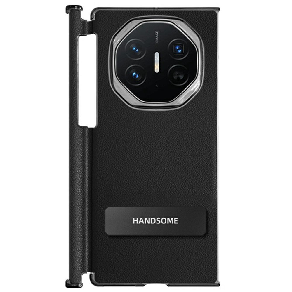 For Huawei Mate XT Ultimate Case Kickstand PU Leather+PC Phone Back Cover
