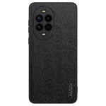 Huawei Nova 13 Pro 5G-skal i trästruktur, PU-läderbelagt PC+TPU-mobilskal