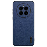 For Honor Magic7 5G Case Wood Texture PU Leather Coated PC+TPU Phone Cover