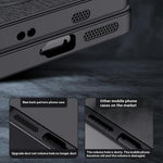 For Honor Magic7 Pro 5G Case Wood Texture PU Leather Coated PC+TPU Phone Cover