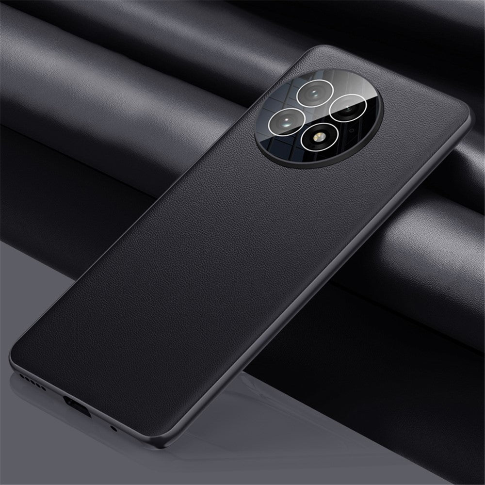 OnePlus 13-skal Ultratunt läderfodral för baksidan av mobilen med kameralinsskydd