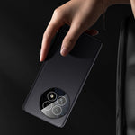 OnePlus 13-skal Ultratunt läderfodral för baksidan av mobilen med kameralinsskydd