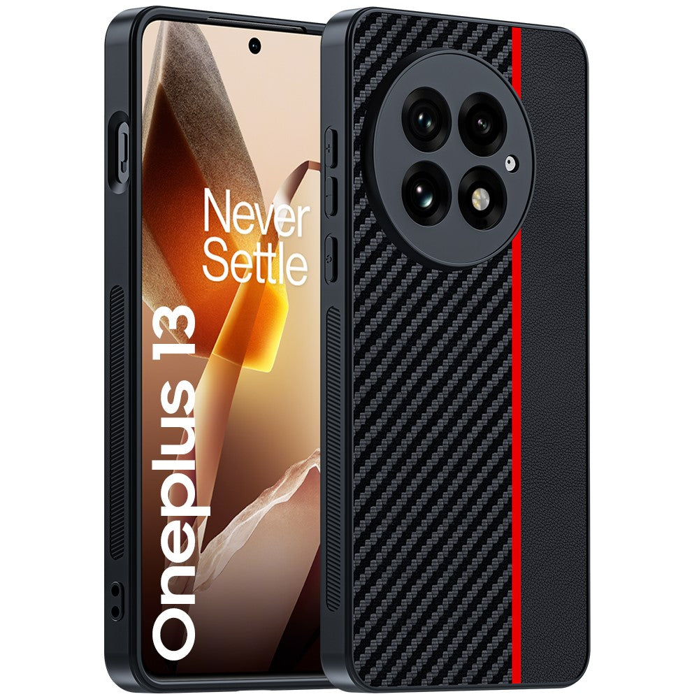 OnePlus 13-skal med ultratunt PC-skal i kolfiberstruktur