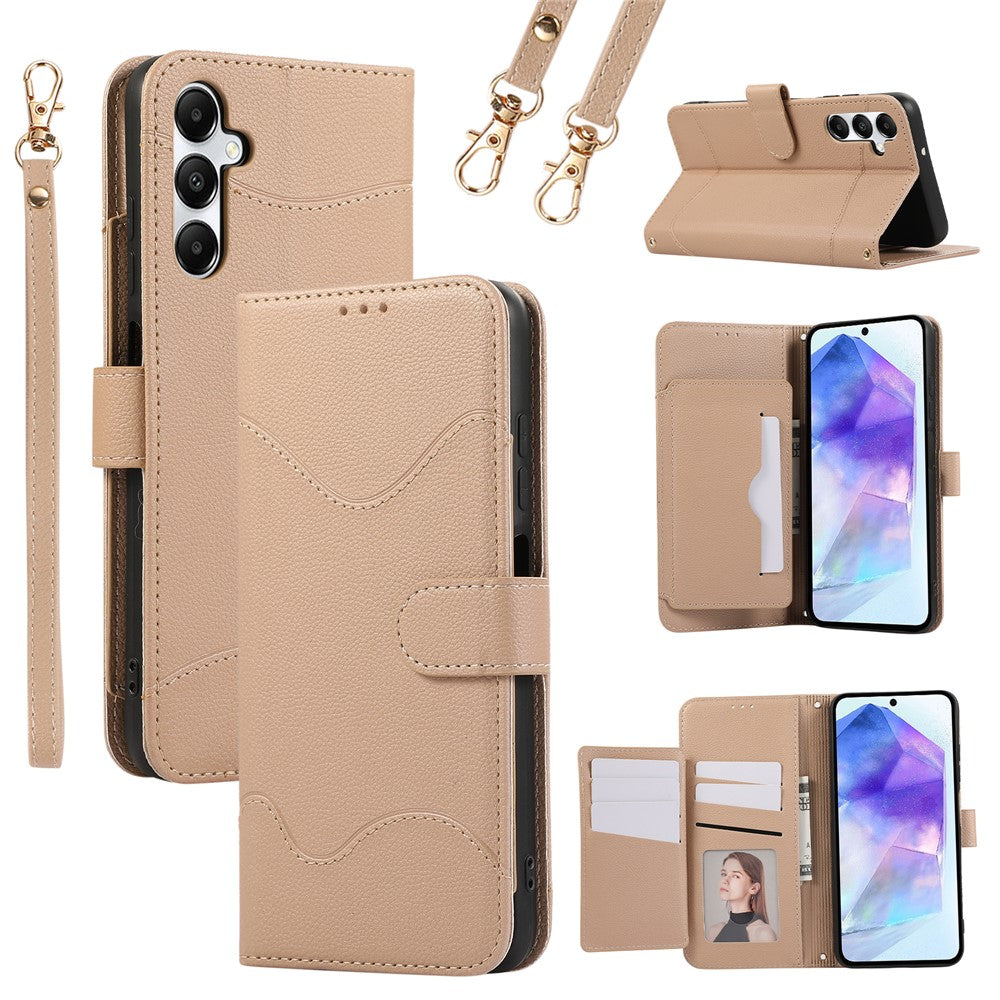 For Samsung Galaxy A15 5G / 4G Leather Phone Case with Card Holder, Wallet, Straps Protective Flip Cover